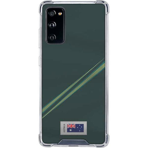 Australia Soccer Flag Galaxy S20 FE Clear Case
